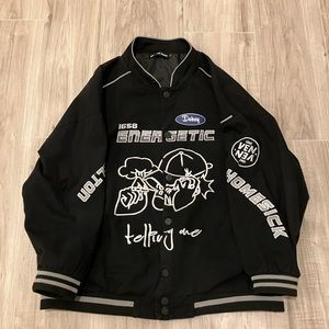 Aelfric Eden black and white boomber jacket